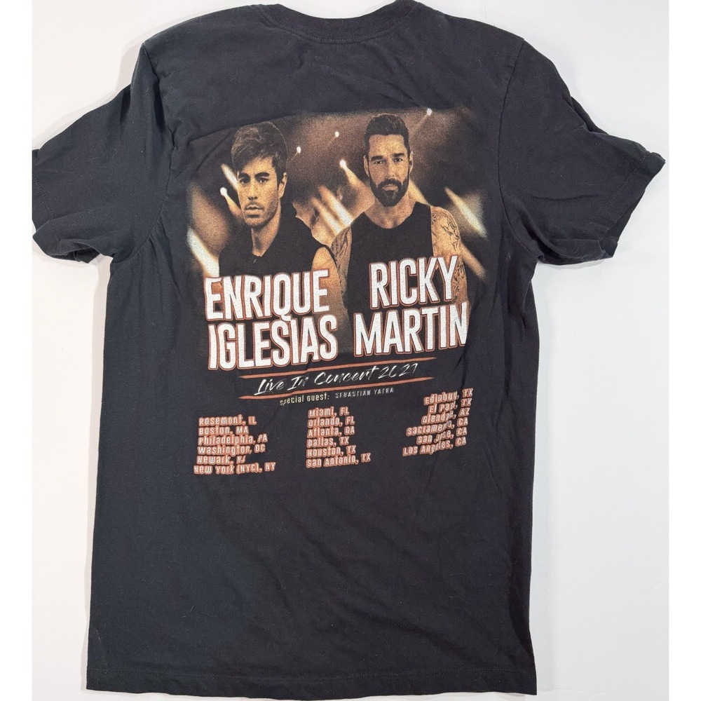 Enrique Iglesias‎ Ricky Martin Live In Concert 2021 Tour T Shirt